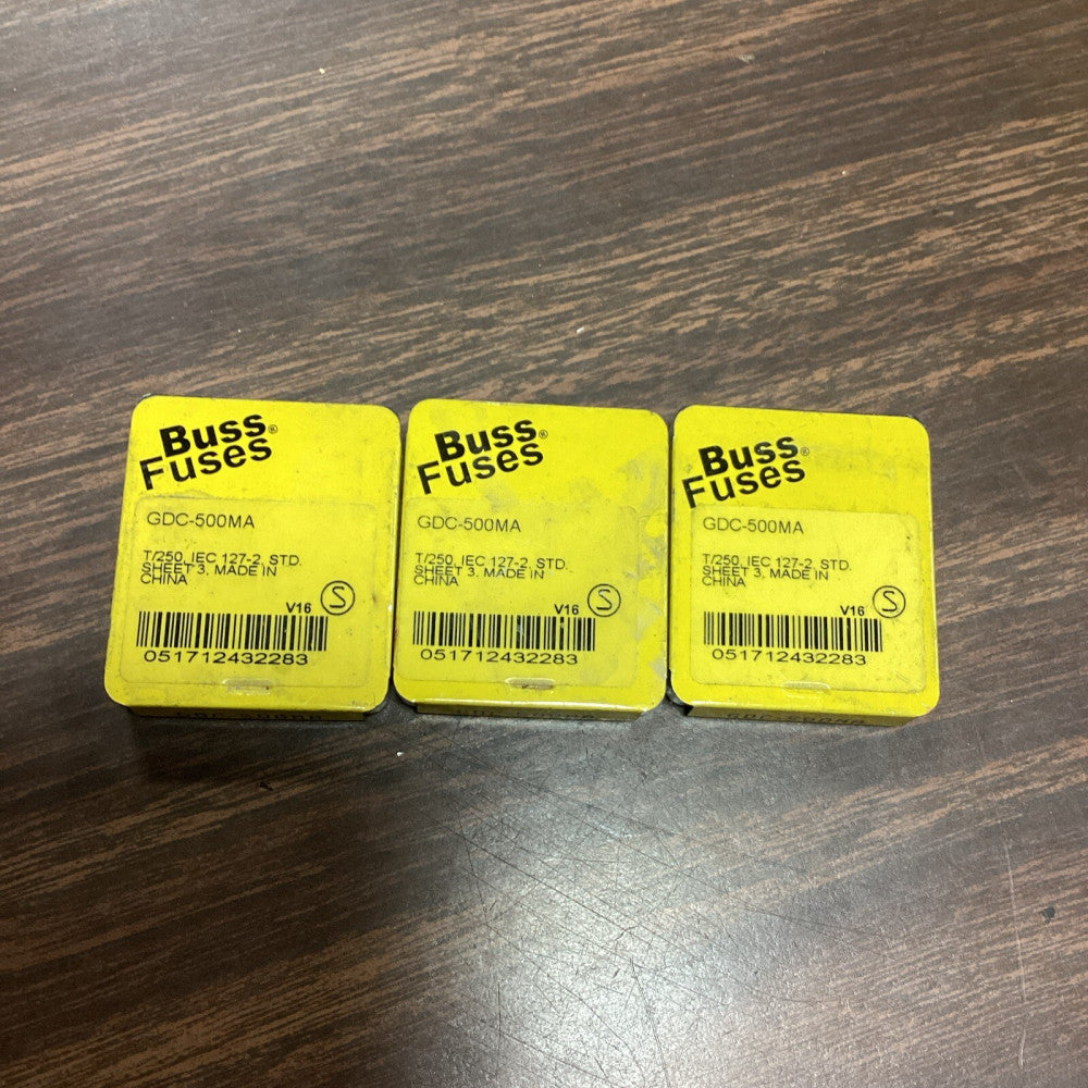 Buss GDC-500MA Bussmann Fuse (Pack of 15)
