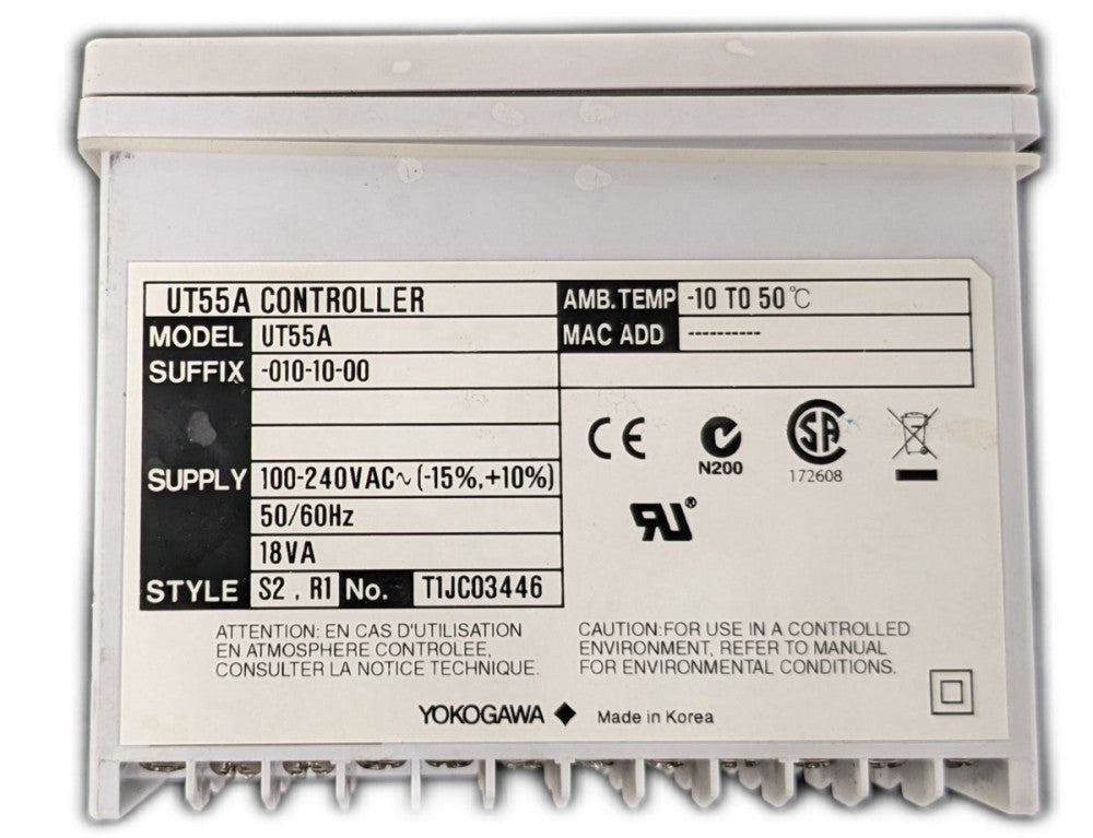 YOKOGAWA Temperature Controller UT55A-010-10-00 