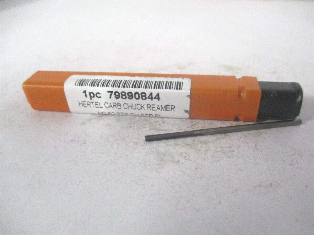 (500-003050) #50 x 1/2" x 1-3/4" OAL 4-Flute Solid Carbide Chucking Reamer 