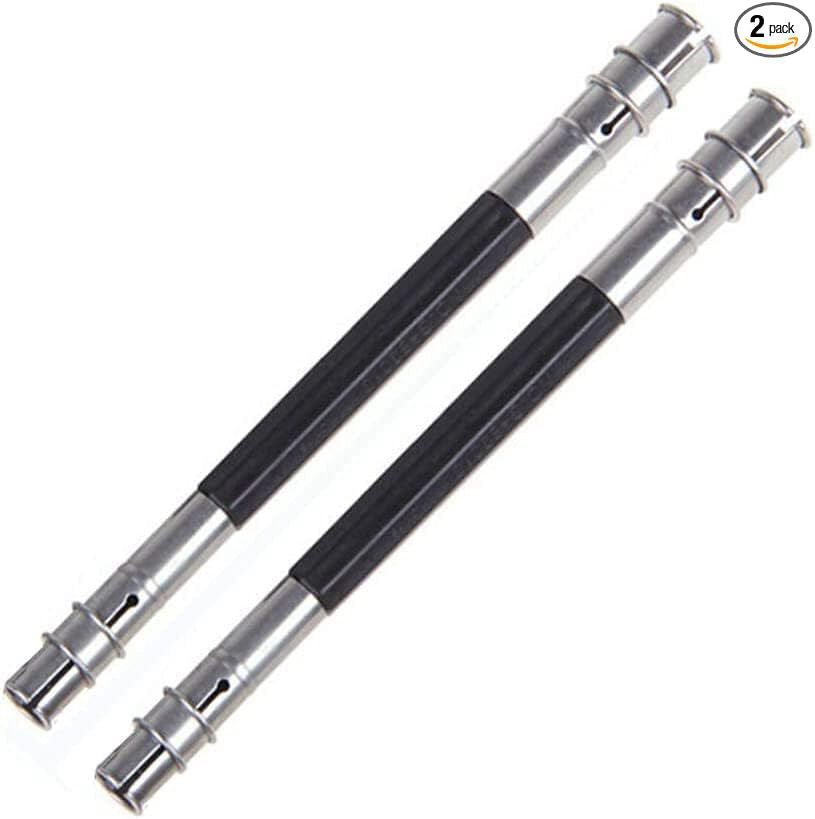 2 Pcs Stainless Steel Dual Head Pencil Extender Holder Double-Headed Pencil Stat