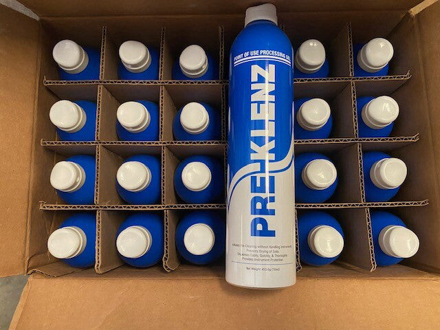 (Case of 24) Steris 1505J9 Pre-Klenz Point of use processing gel 16 oz each NEW