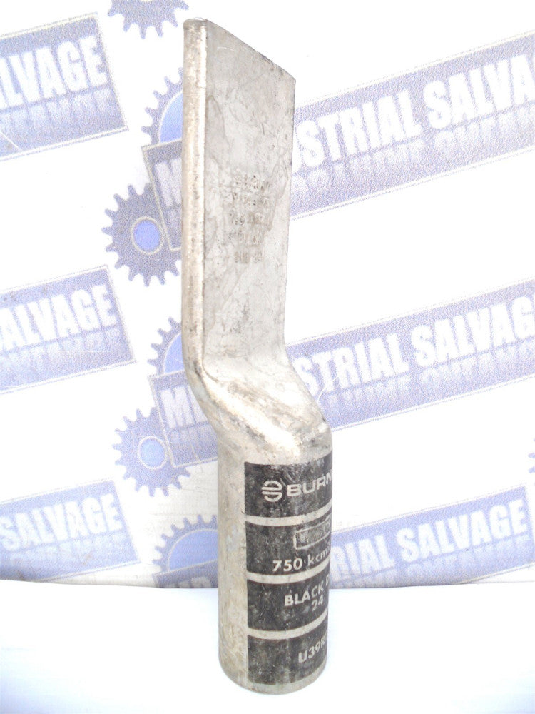  BURNDY - YA392NU- Undrilled HYLUG -750kcmil LONG BARREL 600V 35kA Tin Over CU