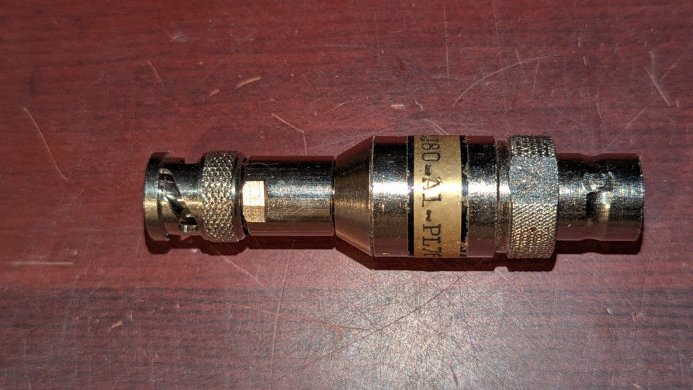 (1) TEI Adapter Connector Fitting AD-CJ80-A1-PL75 (?? PL76 READ DESCRIPTION) NOS