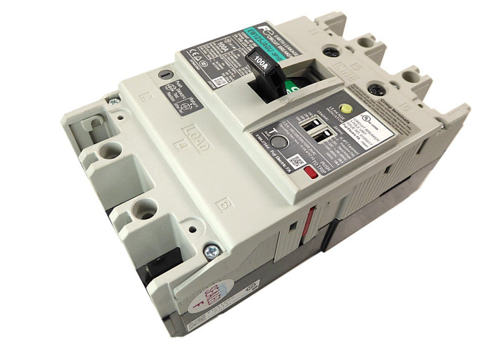 Fuji  EW125JAGU-3P100K  100A Circuit Breaker 3P 440V  NEW NO BOX
