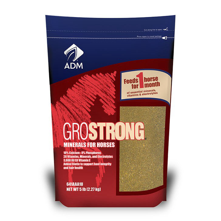 ADM GROSTRONG Granules Horse Supplement, 5 lb bag