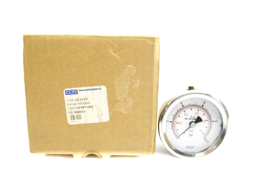WIKA 50603515 15PSI NSMP