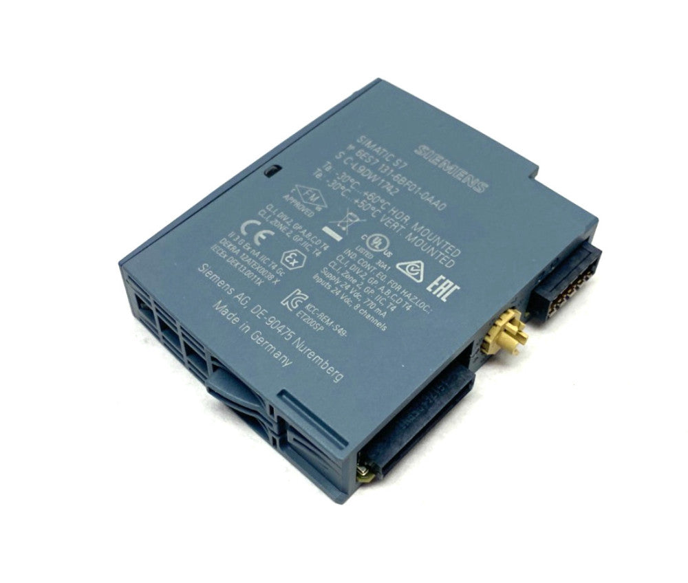 Siemens 6ES7 131-6BF01-0AA0 SIMATIC ET 200SP Digital Input Module DI 8x 24V DC