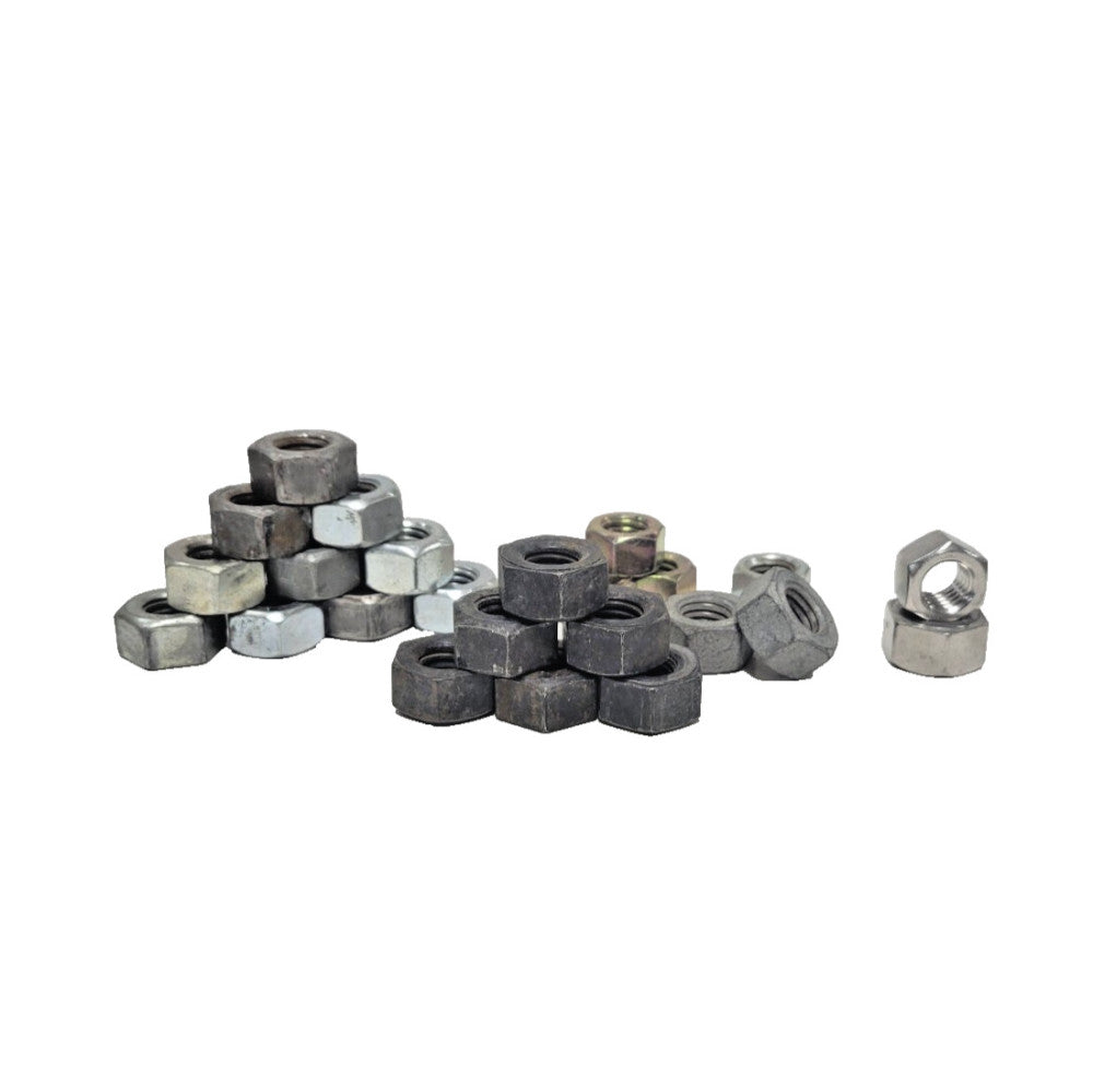 ASSORTED LOT OF HEX NUTS 1/2-13X1/2 (LOT OF 24)