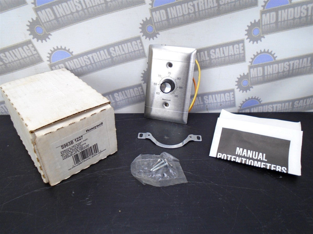 HONEYWELL - S963B-1227 - MANUAL POTENTIOMETER FLUSH MOUNTING - 480 OHM - 60-90°F