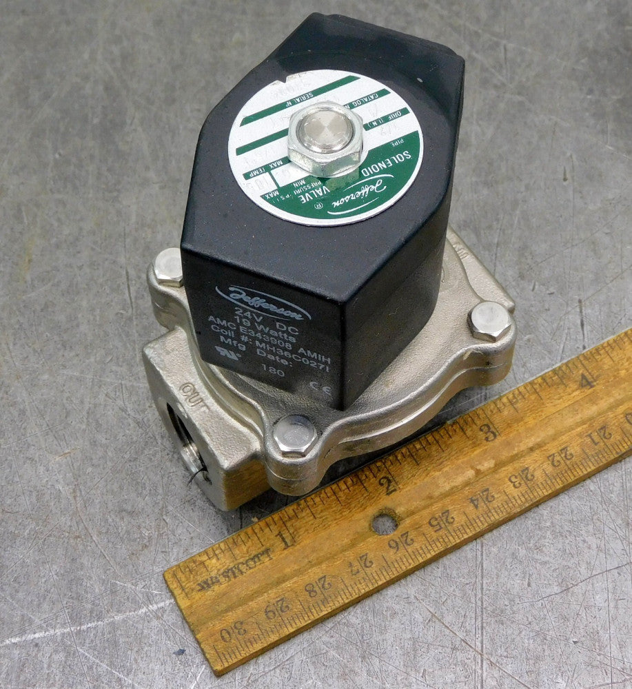 Jefferson 1335IA4AT Two-Way Solenoid Valve 105 PSI 1/2" NPT
