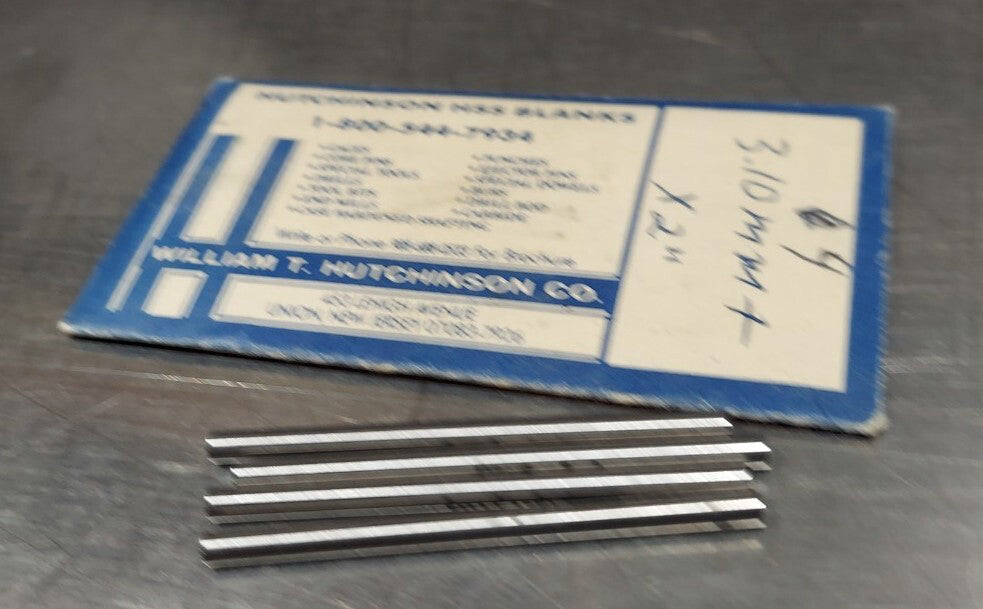 Lot Of 4 - USA Hutchinson 3.10mm x 2" Drill Blank Reamer Pin Gage