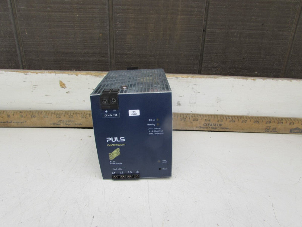 PULS XT40.481 SEMI REGULATED POWER SUPPLY INPUT:3AC 400V,OUTPUT: DC48V, TAKEOUT!
