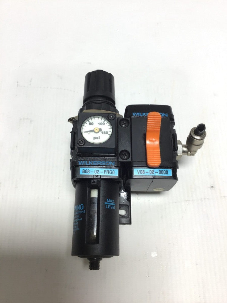 Wilkerson B08-02-FRG0 - V08-02-0000 Filter Regulator Range 0-150PSI (0-8.5bar)