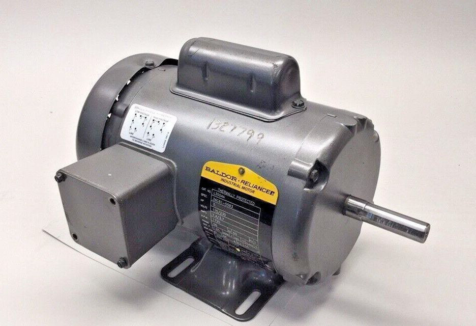 Baldor L3504A Used Electric Motor 34C61-5593 1ph 1/2hp 1725rpm 115/230V TEFC-56