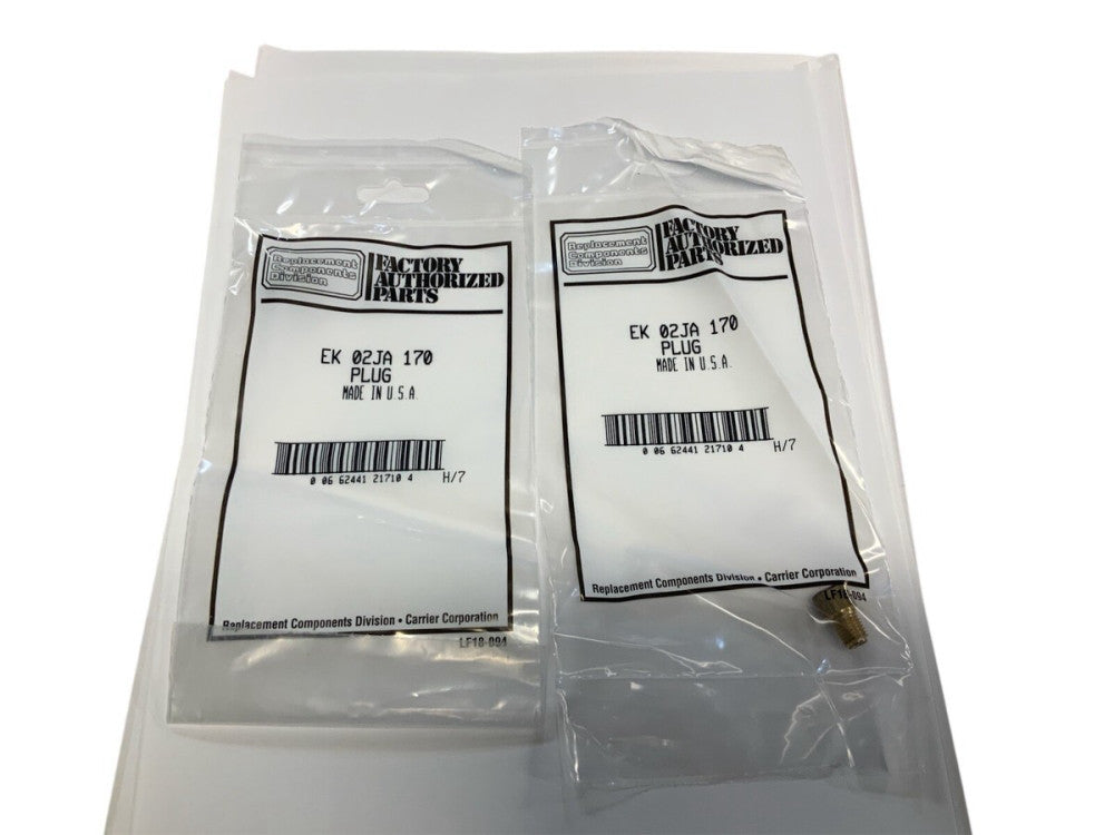 LOT OF 2 replacement for  CARRIER EK02JA170 / EK 02JA 170 FUSIBLE PLUG