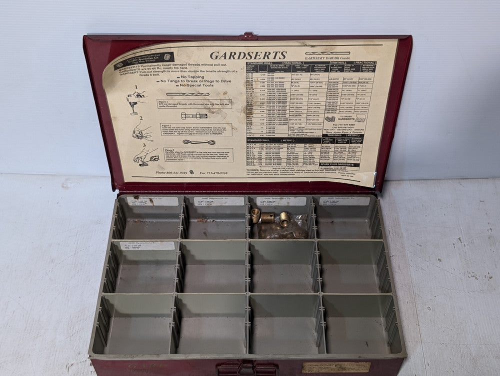 Gard Specialist organizer bin with C-600-200 Gardsert 3/8-16 as shown- Free Ship