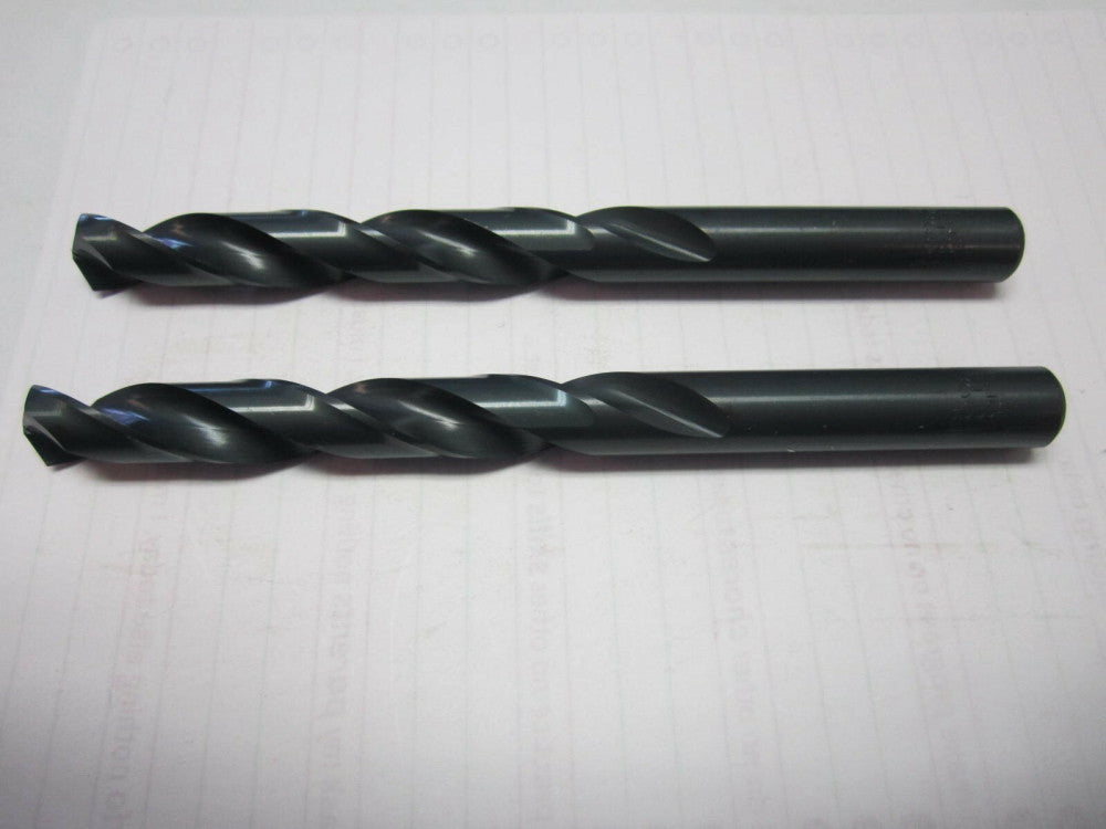 Chicago-Latrobe 45900 11.50 x 11.50 x 142mm Black Oxide Jobber Drill Bit - Qty 2