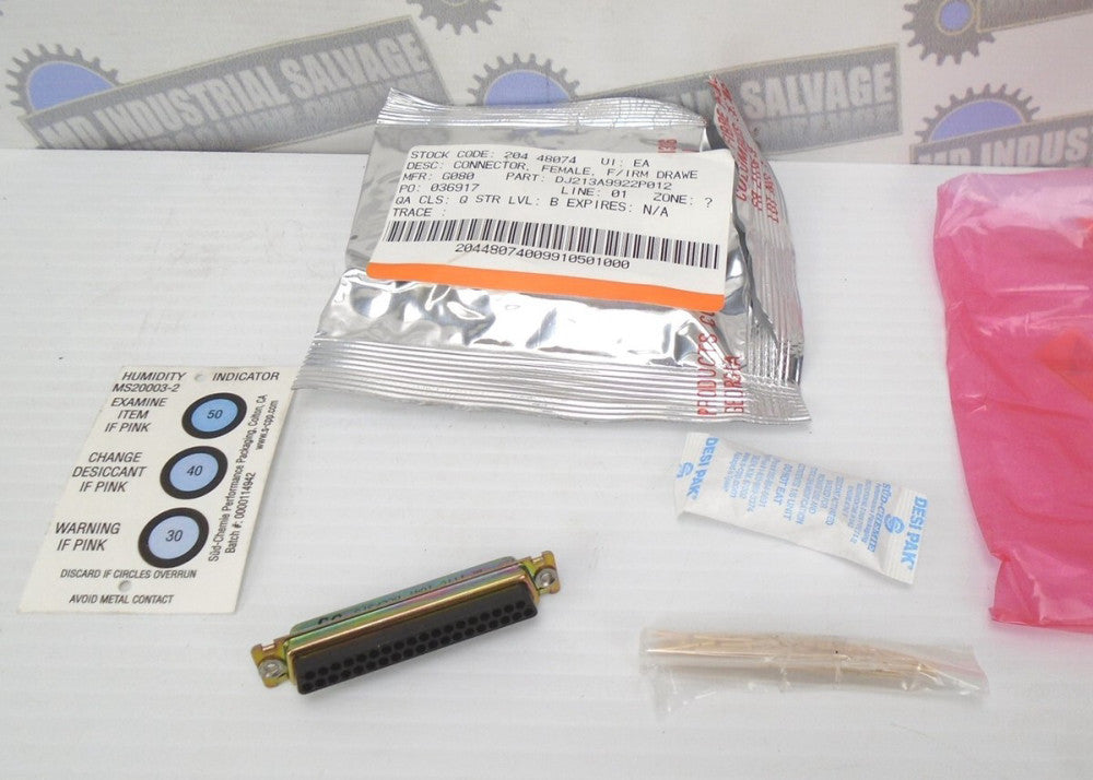 Vintage GE - ITTC 1047-DCCF37S - 37-Pin - DJ CONNECTOR with PINS - (NEW in BOX)