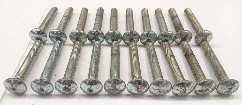 CARRIAGE BOLT 1/2-13 X 3-1/2 IN. 307 GRADE A STEEL ZINC PLATED  LOT OF 20