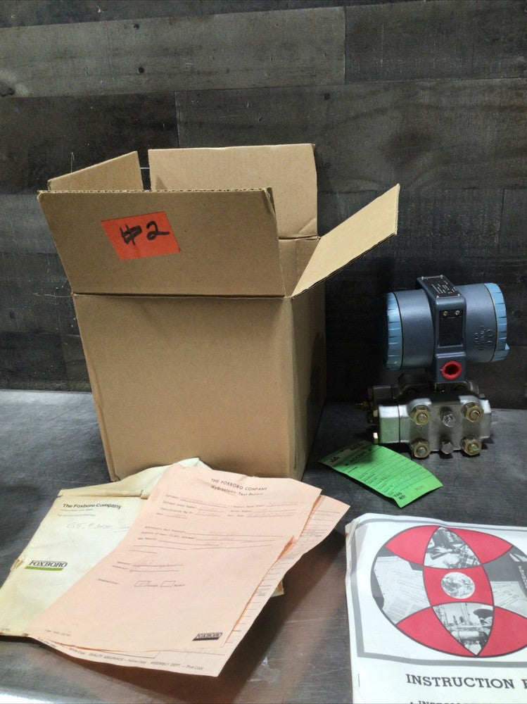 Foxboro N-823DP-H3S1SM1-FJ Pressure Transmitter 0-150in-h2o 30-95v-dcNos Surplus