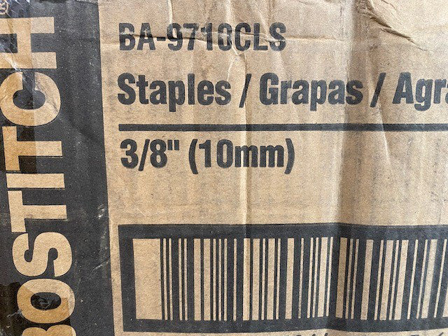 (CASE OF 13,300) 3/16" CROWN x 3/8" LEG 20 GAUGE 97 SERIES FINE WIRE STAPLE