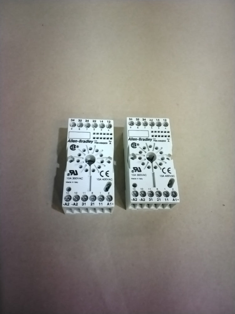 ALLEN BRADLEY 700-HN203 10A 300V 11 PIN TUBE RELAY BASE 700HN203 - LOT OF 2