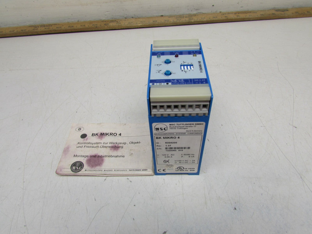MSC TUTTLINGEN  CONTROL MODULE BK MIKRO 4 , NEW NO BOX! MAKE OFFER!