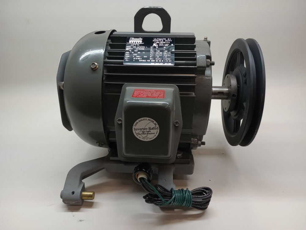 Lincoln Electric LM15635BB Motor 3PH TEFC 182T Hostile Duty 50/60Hz 3HP