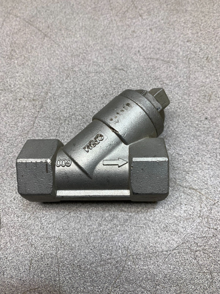 NEW UNBRANDED STAINLESS 1/2" CHECK VALVE CF8M 600