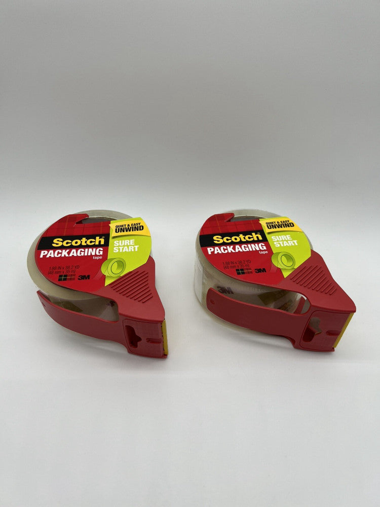 3M Scotch  Shipping  1.88 in. W x 38.2 yd. L Packaging Tape  Clear ,2 Rolls