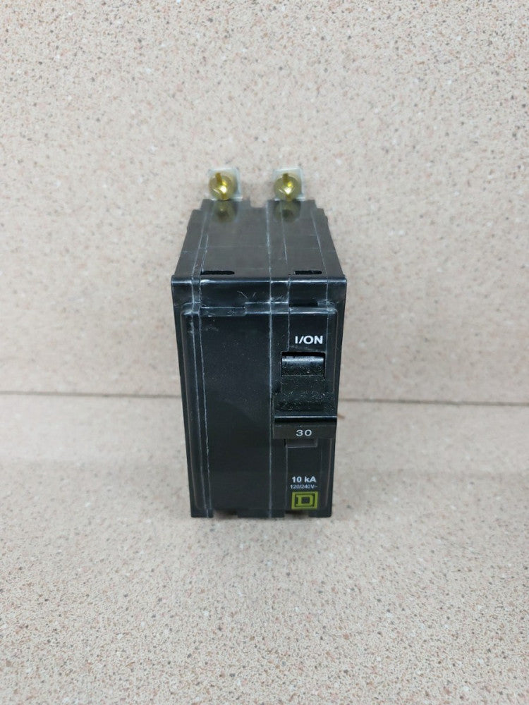 1) New Square D QOB230 2 Pole 30 Amp Circuit Breaker W#