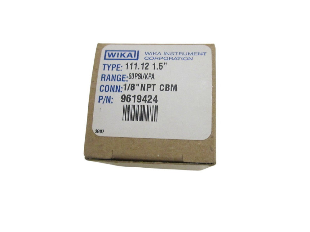 WIKA 9619424 GAUGE 60PSI 1/8" NSMP