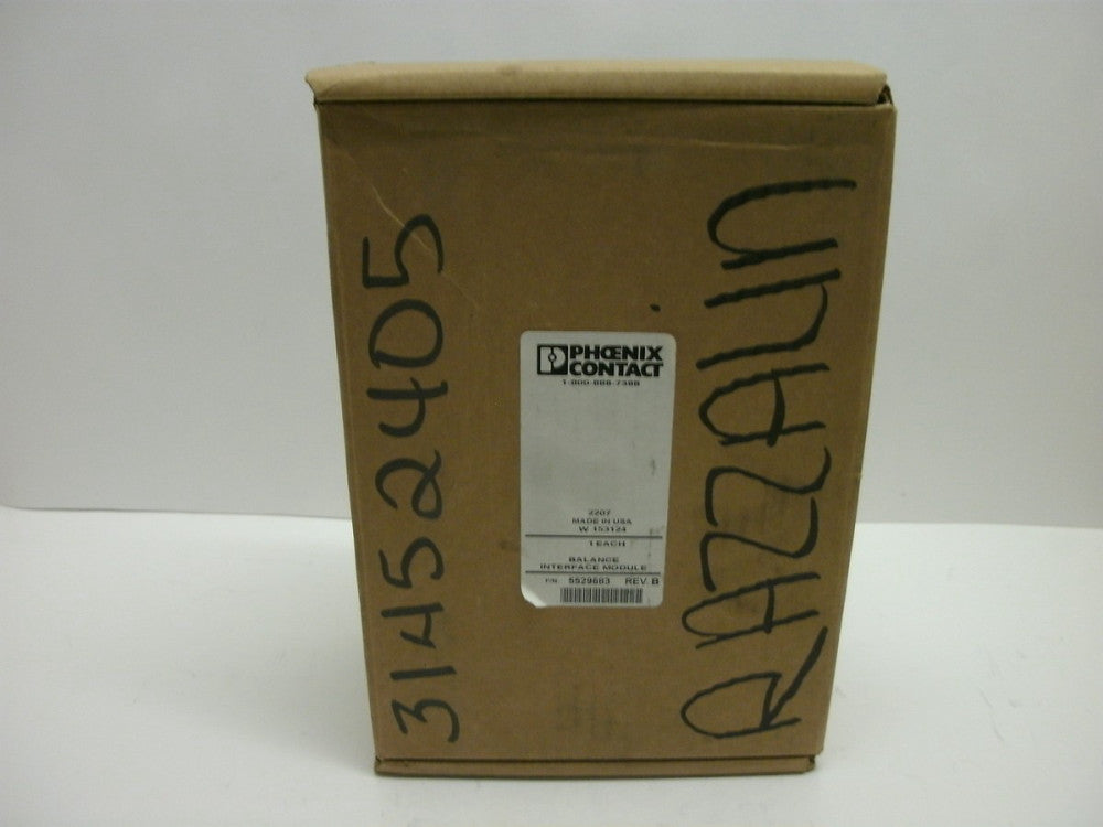 ITW BALANCE ENGINEERING 5529683 REV.B BALANCE INTERFACE MODULE NEW IN BOX