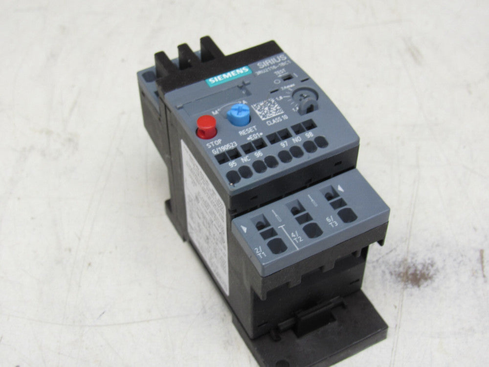 SIEMENS SIRIUS 3RU2116-1BC1 1.4-2FLA 600V OVERLOAD MODULE NICE USED TAKEOUT
