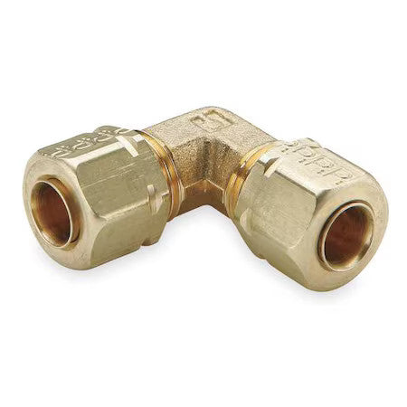 Parker 165Ca-3 3/16" Compression Brass 90 Degree Elbow 10Pk