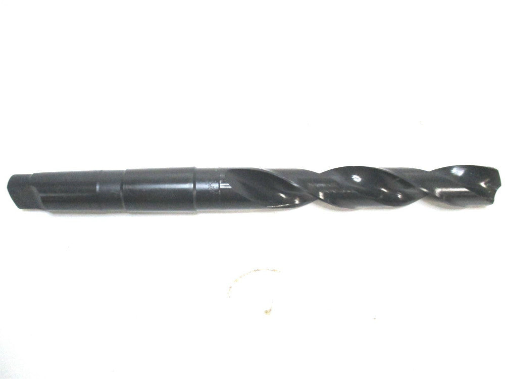 Precision (020112) 1-3/16" 4MT 13" OAL 118° Point RH HSS Taper Shank Drill Bit 