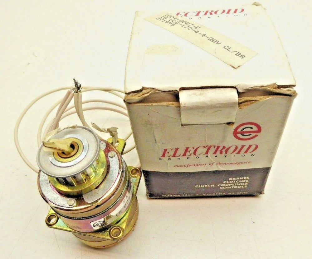 Electroid Brake 28V Fail Safe Clutch Brake 18UCB-17C-4-4  NEW IN BOX