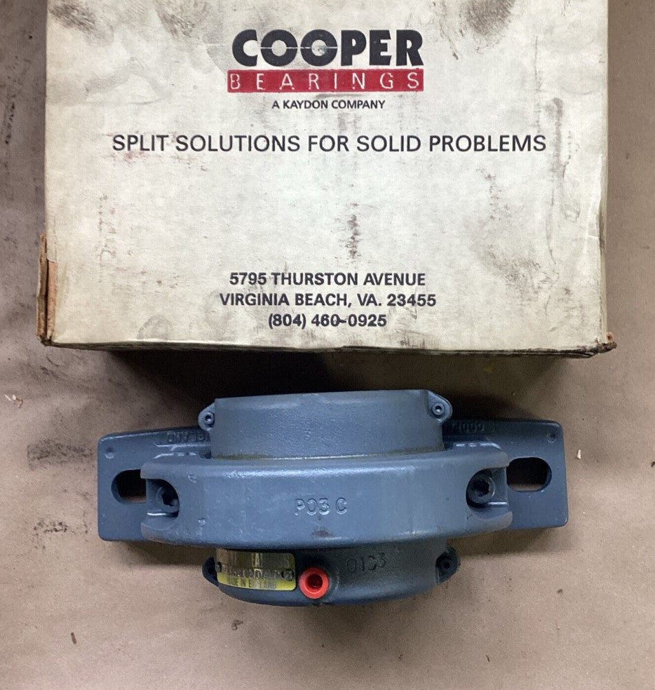 COOPER BEARINGS 01BCP203EX Pillow Block Bearing, 2 Bolt - NEW