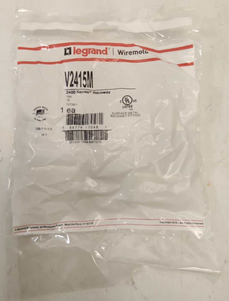 Wiremold V2415M Tee 2400 Series (Ivory)