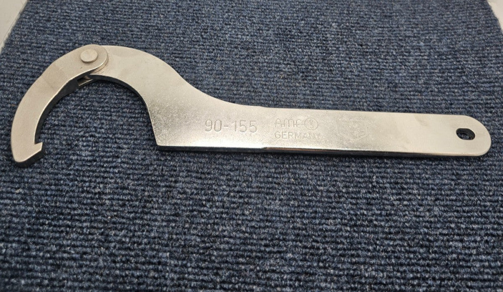 AMF 90-155 : Stainless Steel Hinged Hook Wrench with Nose