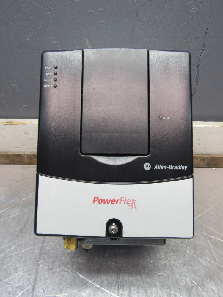 ALLEN BRADLEY POWERFLEX-70 20AC8P7A0AYNANNN 5HP 480V AC DRIVE NICE USED TAKEOUT