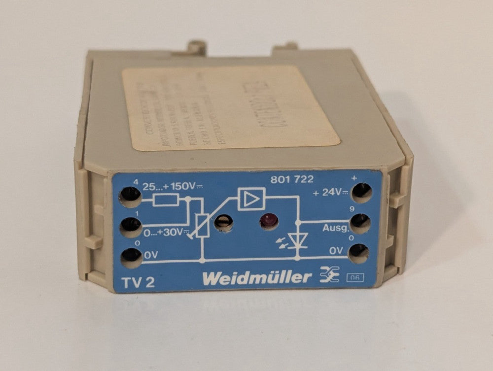 Weidmüller 801-722 industrial automation expansion module TV-2, 24 VDC, 1.6 Amp