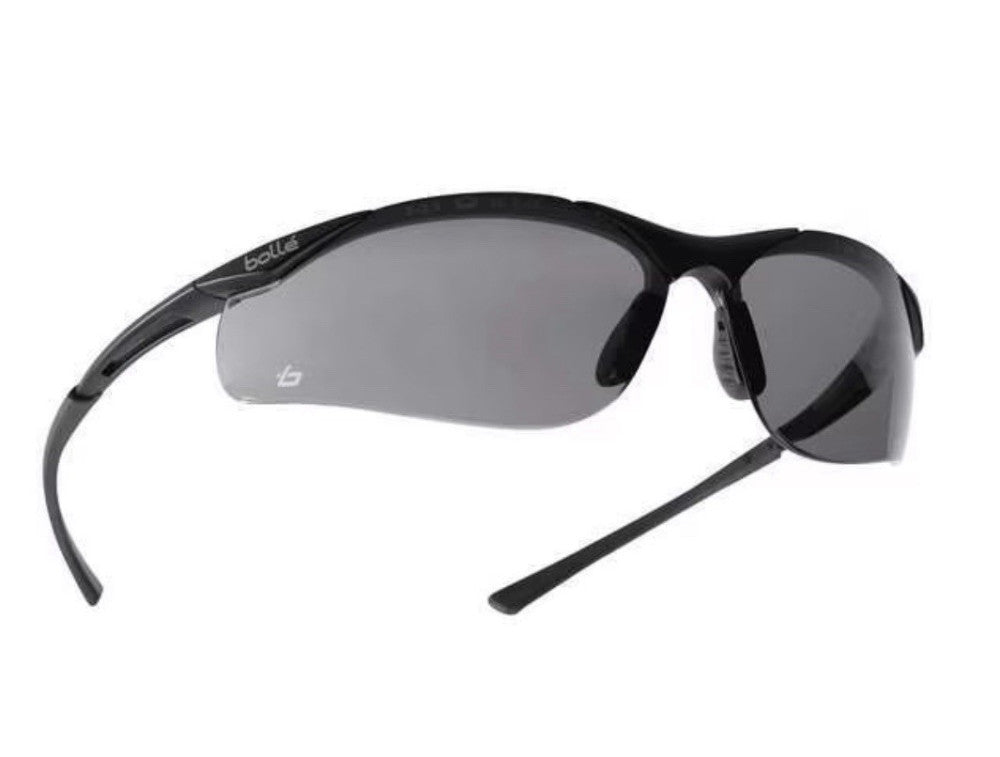 2 Pair Bolle 40045 Contour Glasses - Dark Gunmetal Frame - Smoke Anti-Fog Lens