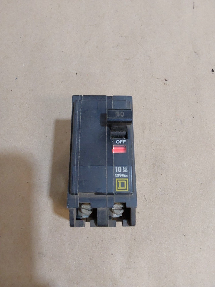 Square D NE-1551 10 Amp, 2 Pole, Circuit Breaker 120/240V NE-1551...NE-2055