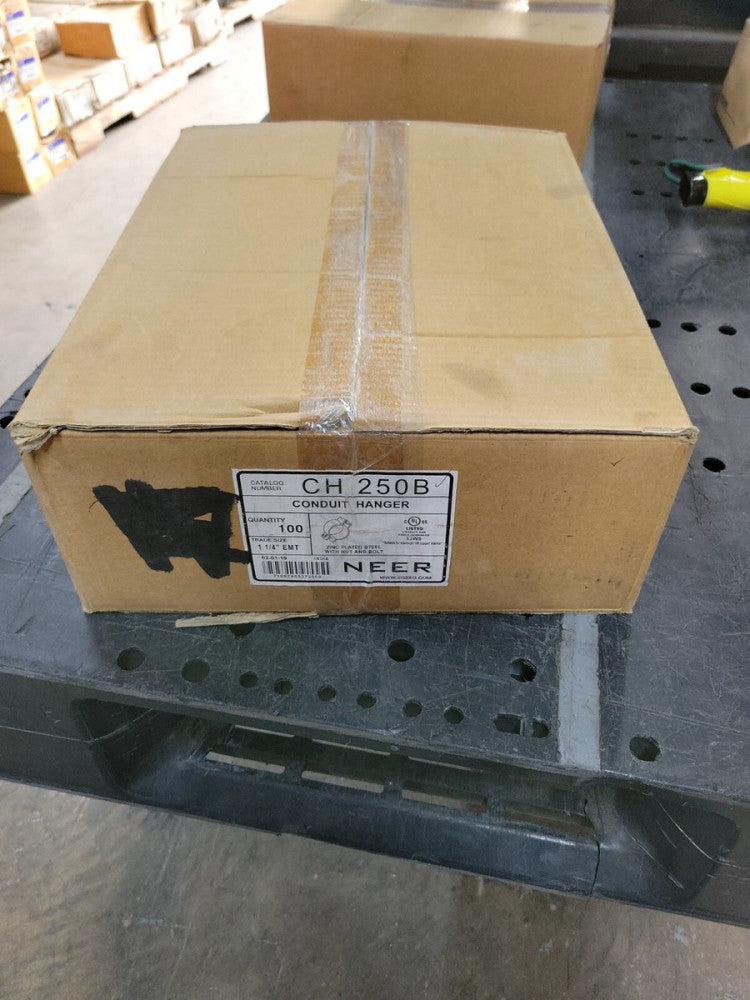 lot of 2 (Neer Conduit Hanger CH-250-B Box Of 100