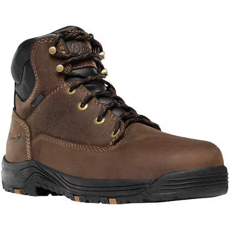 Danner 19455-6.5M Women's Hiker Boot, 6 1/2, Aluminum Toe, 5 In H, Brown, 19455