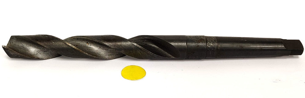 DROMER 49/64" 2-FLUTE DRILL BIT W/MORSE TAPER 9-1/4" OAL HSS
