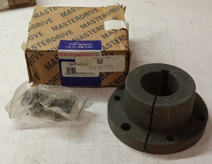 NEW MASTERDRIVE TAPER-LOCK BUSHING 1-11/16" BORE SFX1-11/16