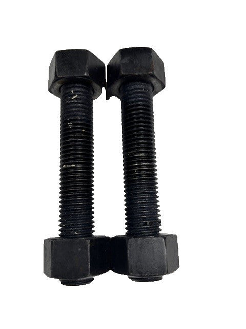 7/8"-9 X 5 3/4" GRADE B7 FULLY THREADED STUDS WITH 2 HEX NUTS  (LOT OF 2)