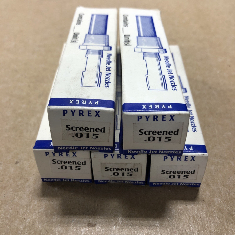NEW Gatewood Needle Jet Nozzle .015 Stainless Steel Screened (LOT OF 5)